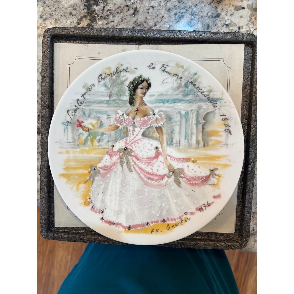 Scarlet in Crinoline The Inaccessible Woman Plate 1 series “Women of the Century